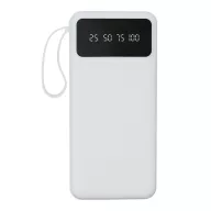   Powerbank 10000 mAh, USB-C, USB-A, 2410E23079, Everestus, 14.7 x 6.8 x 1.9 cm, Plastic, Alb
