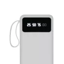 Powerbank 10000 mAh, USB-C, USB-A, 2410E23079, Everestus, 14.7 x 6.8 x 1.9 cm, Plastic, Alb