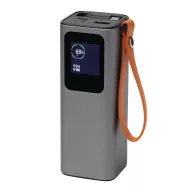   Powerbank, 20000 mAh, 100 W, Everestus, 2601E12670, 15x6x5 cm, Plastic, Aluminiu, Argintiu