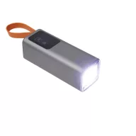   Powerbank, 20000 mAh, 100 W, Everestus, 2601E12670, 15x6x5 cm, Plastic, Aluminiu, Argintiu
