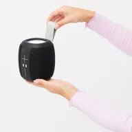   Boxa portabila 10 W, Wireless, 2401E14329, Everestus, 11x11x13 cm, Plastic, Poliester, Negru