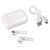 Casti audio intraauriculare wireless, Everestus, 22FEB1558, 6.8x4.5x2.2 cm, Plastic, Alb