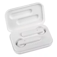   Casti audio intraauriculare wireless, Everestus, 22FEB1558, 6.8x4.5x2.2 cm, Plastic, Alb