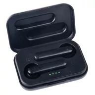   Casti audio intraauriculare wireless, Everestus, 22FEB1559, 6.8x4.5x2.2 cm, Plastic, Negru