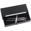 Set stilou si pix, negru, Everestus, SS07BE, alama, plastic