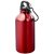 Oregon 400 ml sport bottle with carabiner, Aluminium, Red