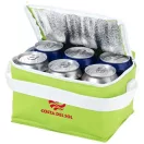 Geanta termoizolanta pentru 6 doze, polipropilena, Everestus, AGTF102, mar verde