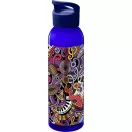 Sticla de apa 650 ml, capac insurubabil, fara BPA, tritan, Everestus, 8IA19121, albastru royal