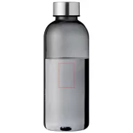   Sticla apa 600 ml, capac din aluminiu, fara BPA, Everestus, SG03, tritan, transparent, negru