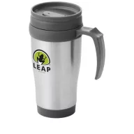   Cana termos 400 ml, fara bpa, Everestus, 20IAN2499, Gri, Otel, Plastic