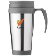   Cana termos 400 ml, fara bpa, Everestus, 20IAN2499, Gri, Otel, Plastic