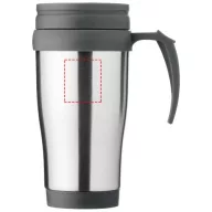   Cana termos 400 ml, fara bpa, Everestus, 20IAN2499, Gri, Otel, Plastic