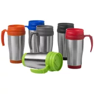   Cana termos 400 ml, fara bpa, Everestus, 20IAN2497, Gri, Otel, Plastic