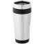 Cana termos 410 ml, perete dublu, Everestus, 20IAN2475, Argintiu, Negru, Otel, Plastic