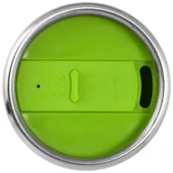   Cana termos 410 ml, perete dublu, Everestus, 20IAN2476, Argintiu, Verde Lime, Otel, Plastic