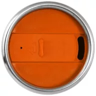   Cana termos 410 ml, perete dublu, Everestus, 20IAN2477, Argintiu, Portocaliu, Otel, Plastic