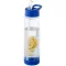 Sticla apa cu infuzor, 740 ml, fara BPA, Everestus, TF05, tritan, transparent, albastru