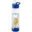 Sticla apa cu infuzor, 740 ml, fara BPA, Everestus, TF05, tritan, transparent, albastru