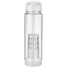 Sticla apa cu infuzor, 740 ml, fara BPA, Everestus, TF06, tritan, transparent, alb