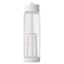 Sticla apa cu infuzor, 740 ml, fara BPA, Everestus, TF06, tritan, transparent, alb