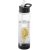 Sticla apa cu infuzor, 740 ml, fara BPA, Everestus, TF01, tritan, transparent, negru