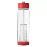   Sticla apa cu infuzor, 740 ml, fara BPA, Everestus, TF04, tritan, transparent, rosu