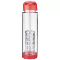  Sticla apa cu infuzor, 740 ml, fara BPA, Everestus, TF04, tritan, transparent, rosu