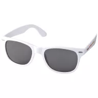 Ochelari de soare retro, Everestus, OSSG214, plastic, alb