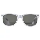 Ochelari de soare retro, Everestus, OSSG214, plastic, alb