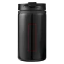 Cana termos 300 ml, perete dublu, Everestus, 20IAN2491, Negru, Otel, Plastic