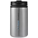 Cana termos 300 ml, perete dublu, Everestus, 20IAN2490, Gri, Otel, Plastic