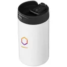 Cana termos 300 ml, perete dublu, Everestus, 20IAN2492, Alb, Otel, Plastic