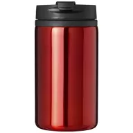   Cana termos 300 ml, perete dublu, Everestus, 20IAN2489, Rosu, Otel, Plastic