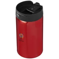  Cana termos 300 ml, perete dublu, Everestus, 20IAN2489, Rosu, Otel, Plastic
