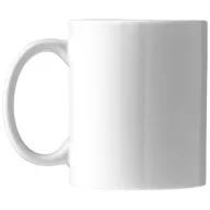 Bahia 330 ml ceramic mug, Ceramic, White