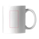 Bahia 330 ml ceramic mug, Ceramic, White
