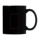 Cana clasica, 330 ml, 9,7xø8,2 cm, Everestus, 20SEP1016, Ceramica, Negru