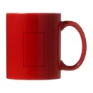 Cana clasica, 330 ml, 9,7xø8,2 cm, Everestus, 20SEP1015, Ceramica, Rosu