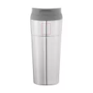 Cana de calatorie 500 ml, perete dublu, Everestus, ZU, otel inoxidabil, argintiu