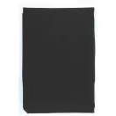 Ziva disposable rain poncho with pouch, PE plastic, solid black
