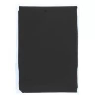   Ziva disposable rain poncho with pouch, PE plastic, solid black