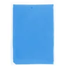 Ziva disposable rain poncho with pouch, PE plastic, Royal blue