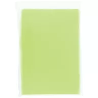 Ziva disposable rain poncho with pouch, PE plastic, Lime