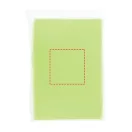 Ziva disposable rain poncho with pouch, PE plastic, Lime
