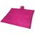 Ziva disposable rain poncho with pouch, PE plastic, Pink