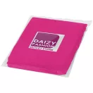 Ziva disposable rain poncho with pouch, PE plastic, Pink