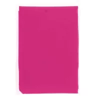 Ziva disposable rain poncho with pouch, PE plastic, Pink