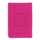 Ziva disposable rain poncho with pouch, PE plastic, Pink