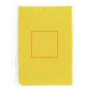 Ziva disposable rain poncho with pouch, PE plastic, Yellow