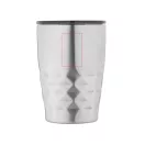 Cana termoizolanta cu perete dublu, 350 ml, Everestus, GO, otel inoxidabil, argintiu